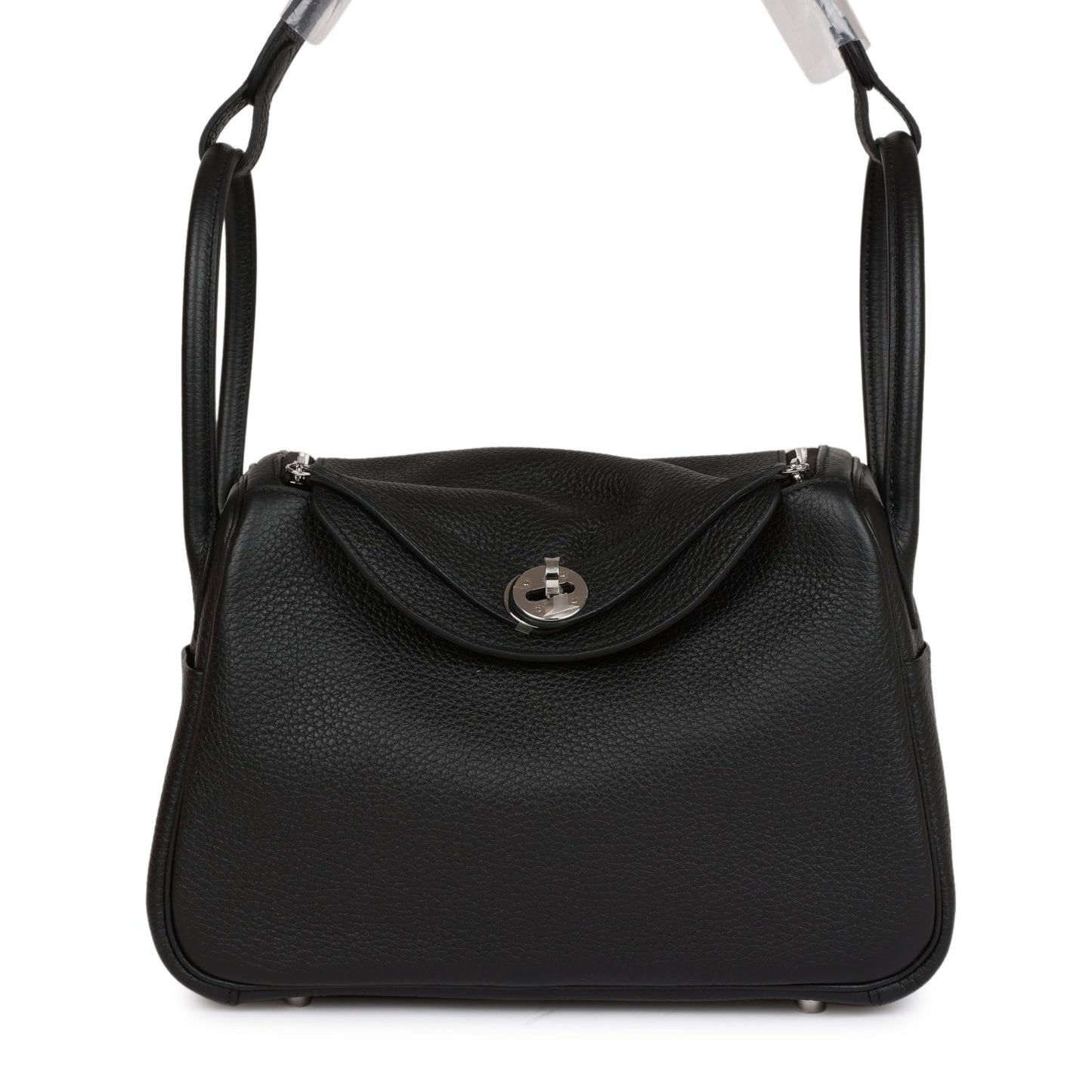 Hermes Lindy 26 Black Clemence Palladium Hardware