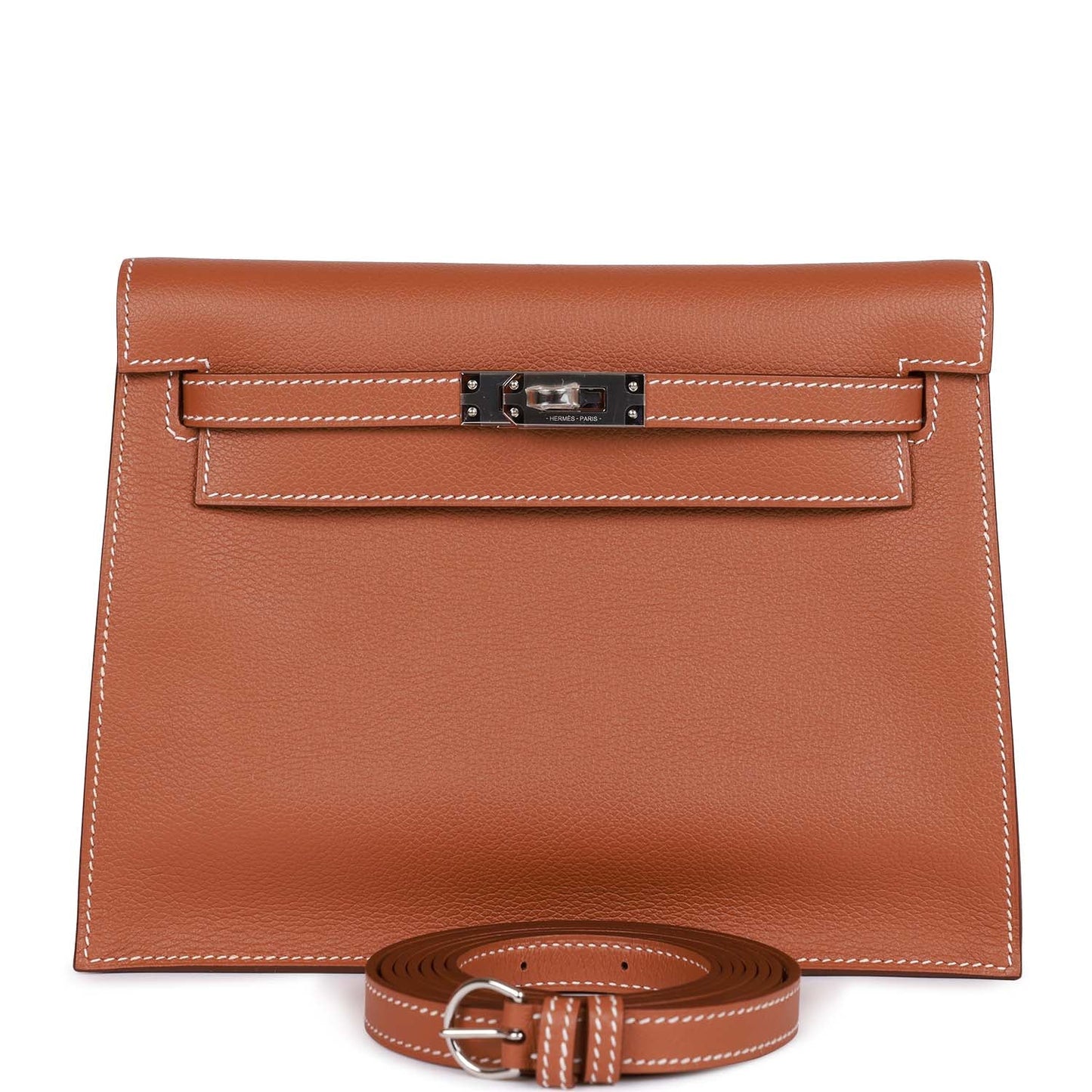 Hermes Kelly Danse Gold Evercolor Palladium Hardware