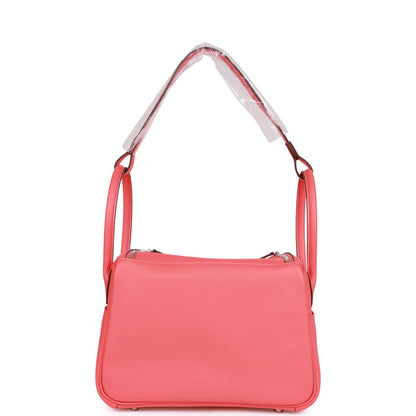 Hermes Lindy 26 Rose Texas Evercolor Palladium Hardware