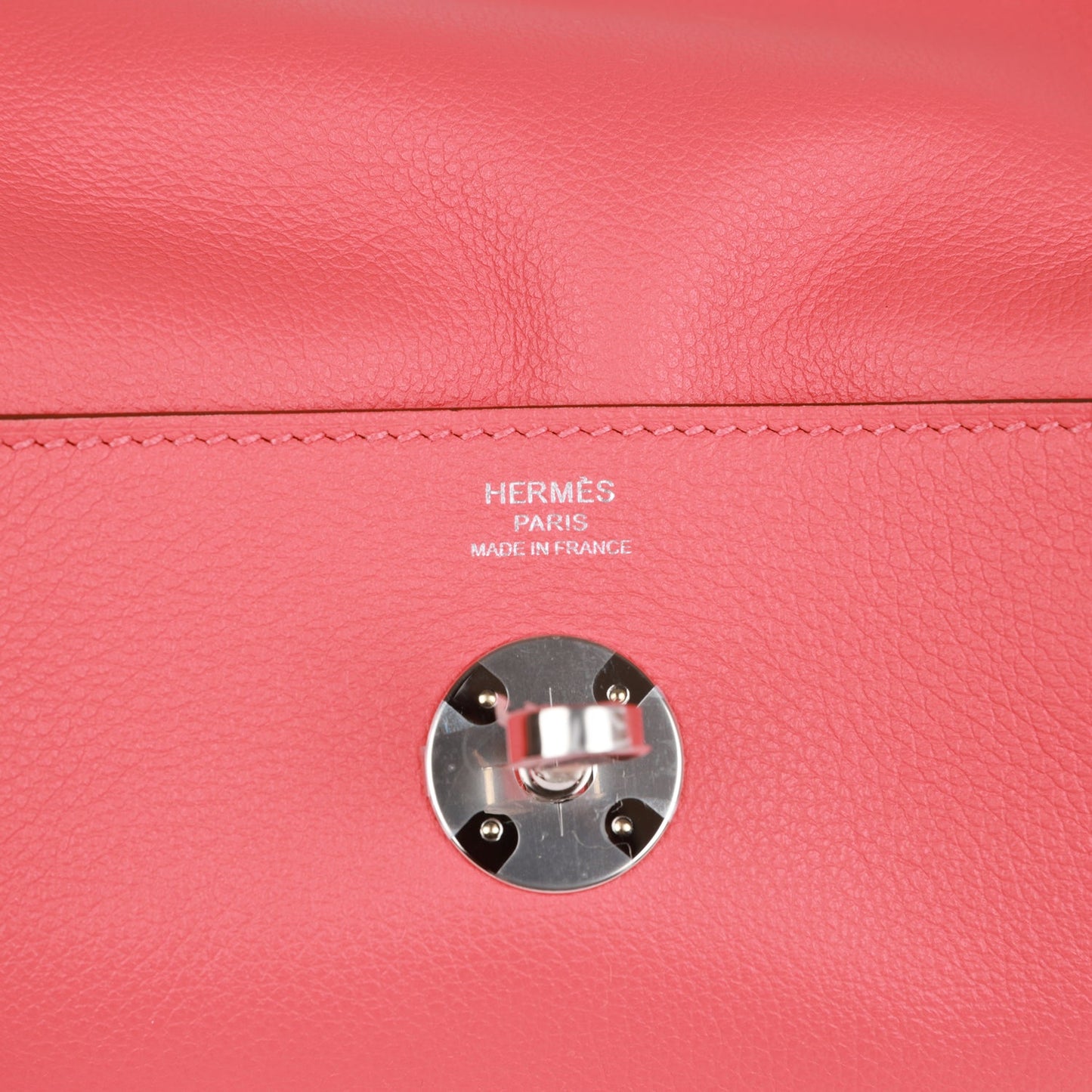 Hermes Lindy 26 Rose Texas Evercolor Palladium Hardware