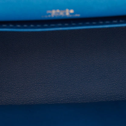 Hermes Kelly Pochette Deep Blue Swift Gold Hardware