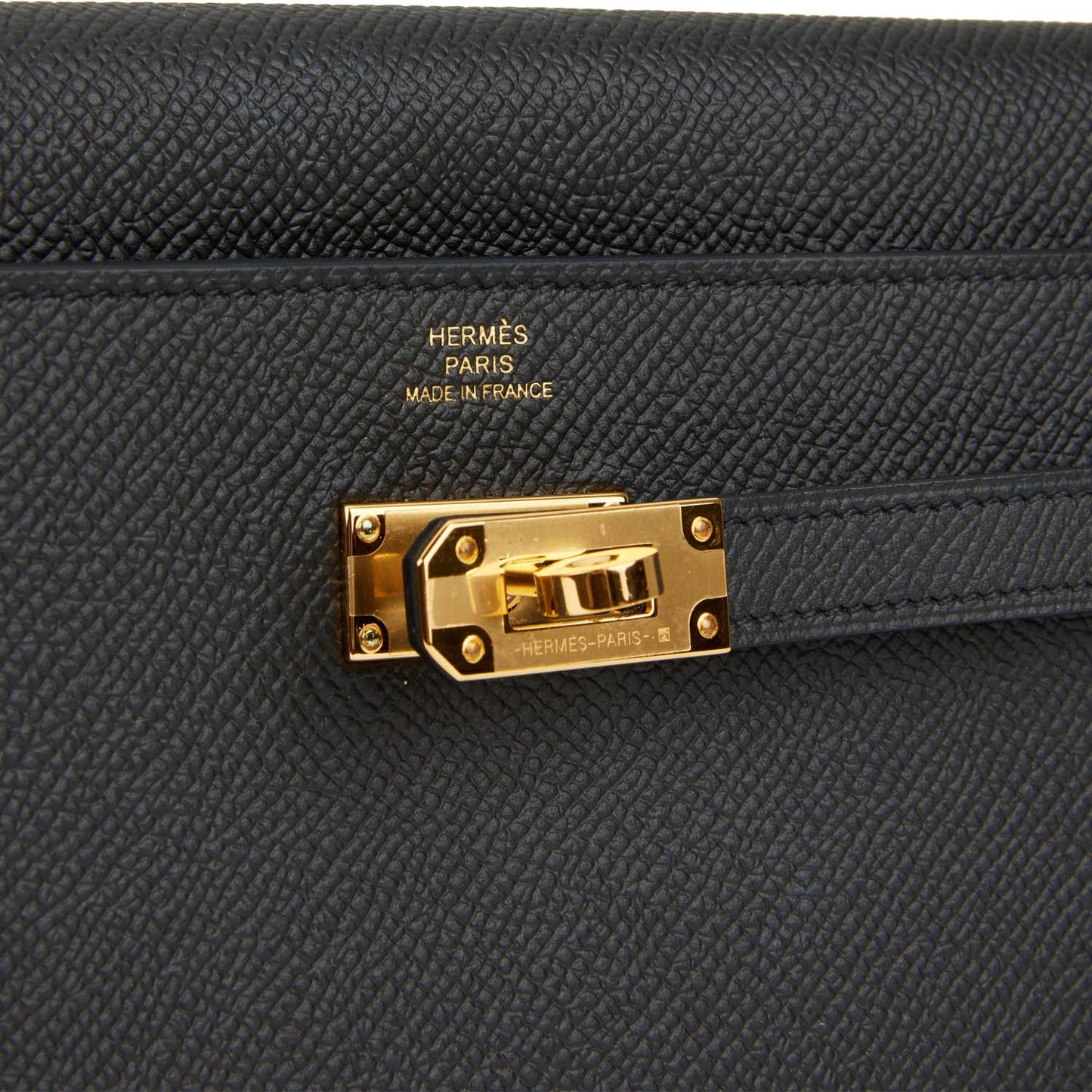 Hermes Kelly Wallet To Go Black Epsom Gold Hardware