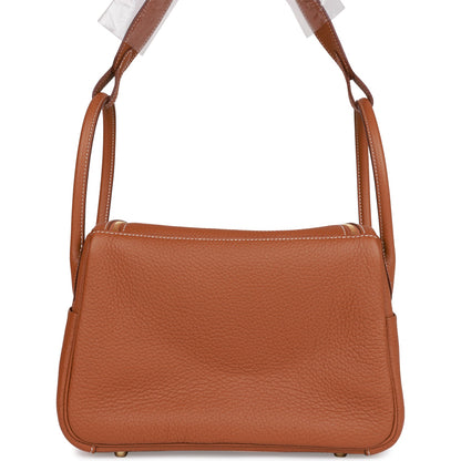 Hermes Lindy 26 Gold Clemence Gold Hardware