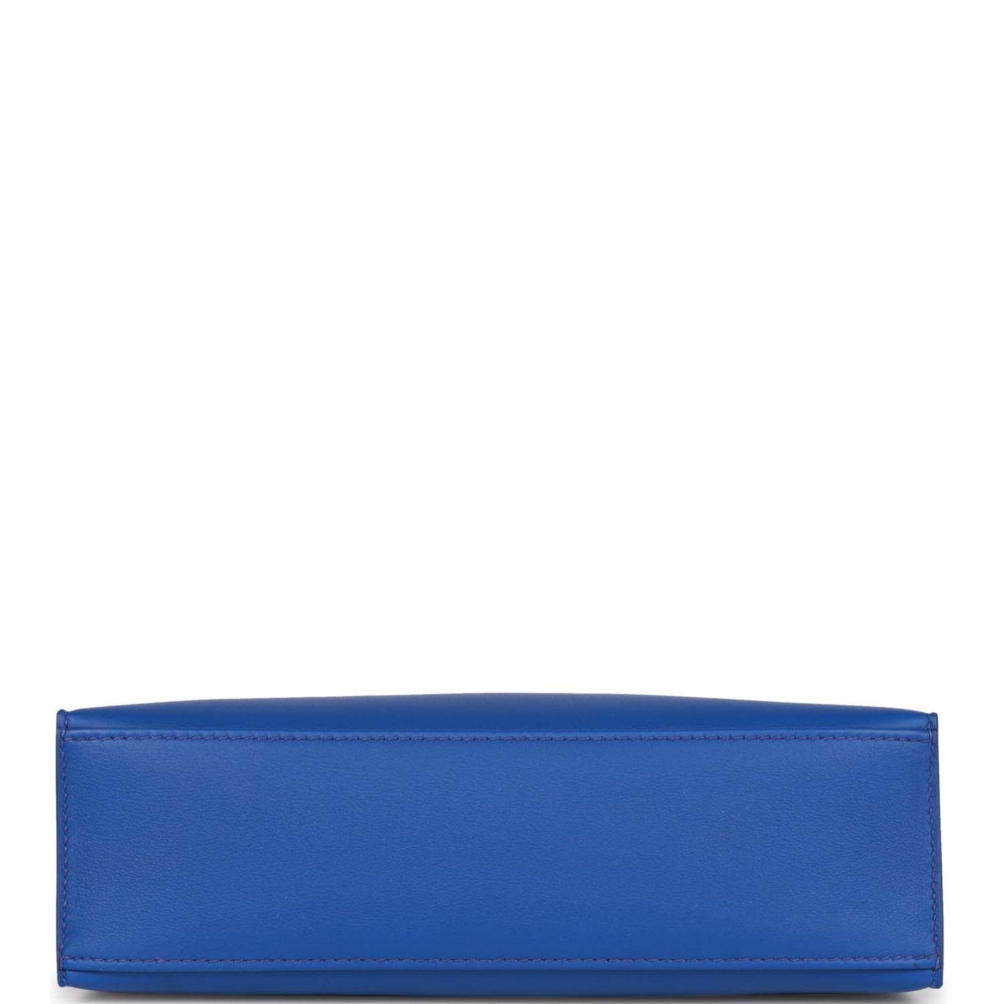 Hermes Kelly Pochette Bleu Royal Swift Palladium Hardware