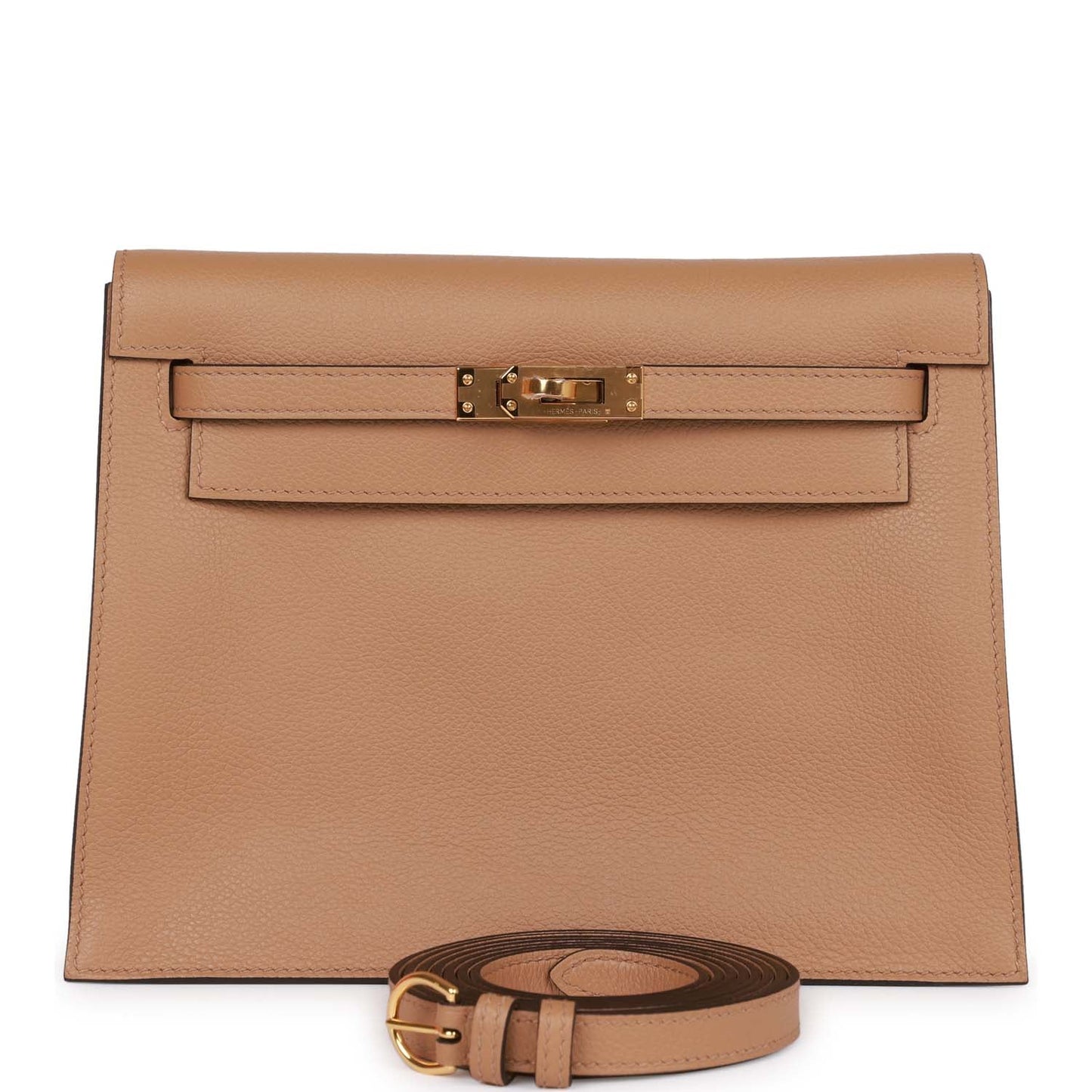 Hermes Kelly Danse Chai Evercolor Gold Hardware