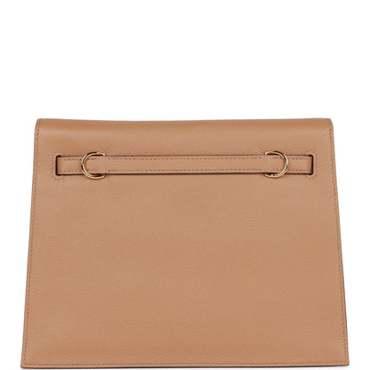 Hermes Kelly Danse Chai Evercolor Gold Hardware