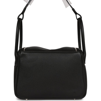 Hermes Lindy 26 Black Clemence Palladium Hardware