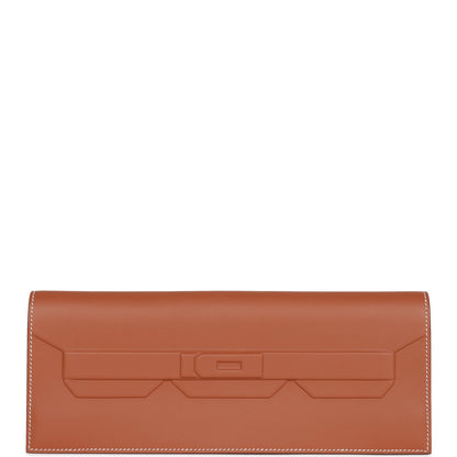 Hermes Shadow Kelly Cut Gold Swift Calfskin