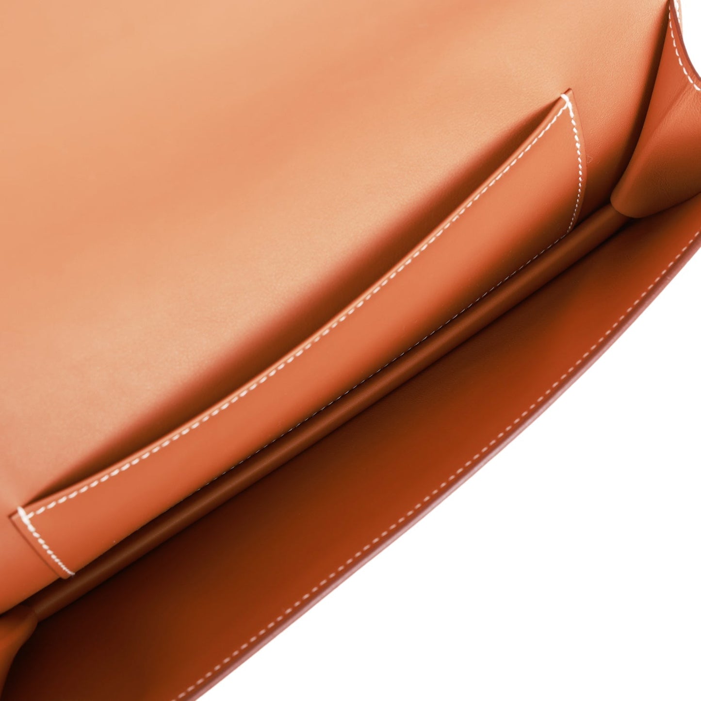 Hermes Shadow Kelly Cut Gold Swift Calfskin