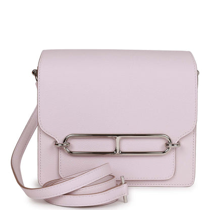 Hermes Mini Sac Roulis 18 Mauve Pale Evercolor Palladium Hardware