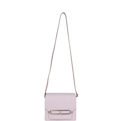 Hermes Mini Sac Roulis 18 Mauve Pale Evercolor Palladium Hardware