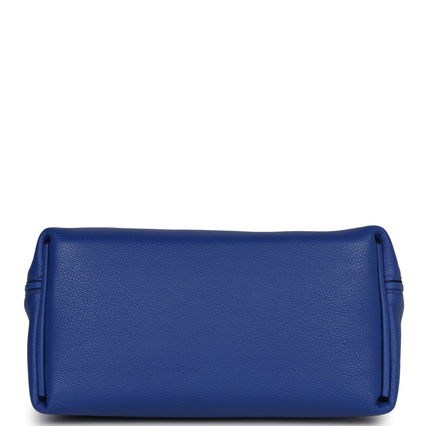 Hermes Mini 24/24 Bag Bleu Royal Evercolor and Swift Palladium Hardware