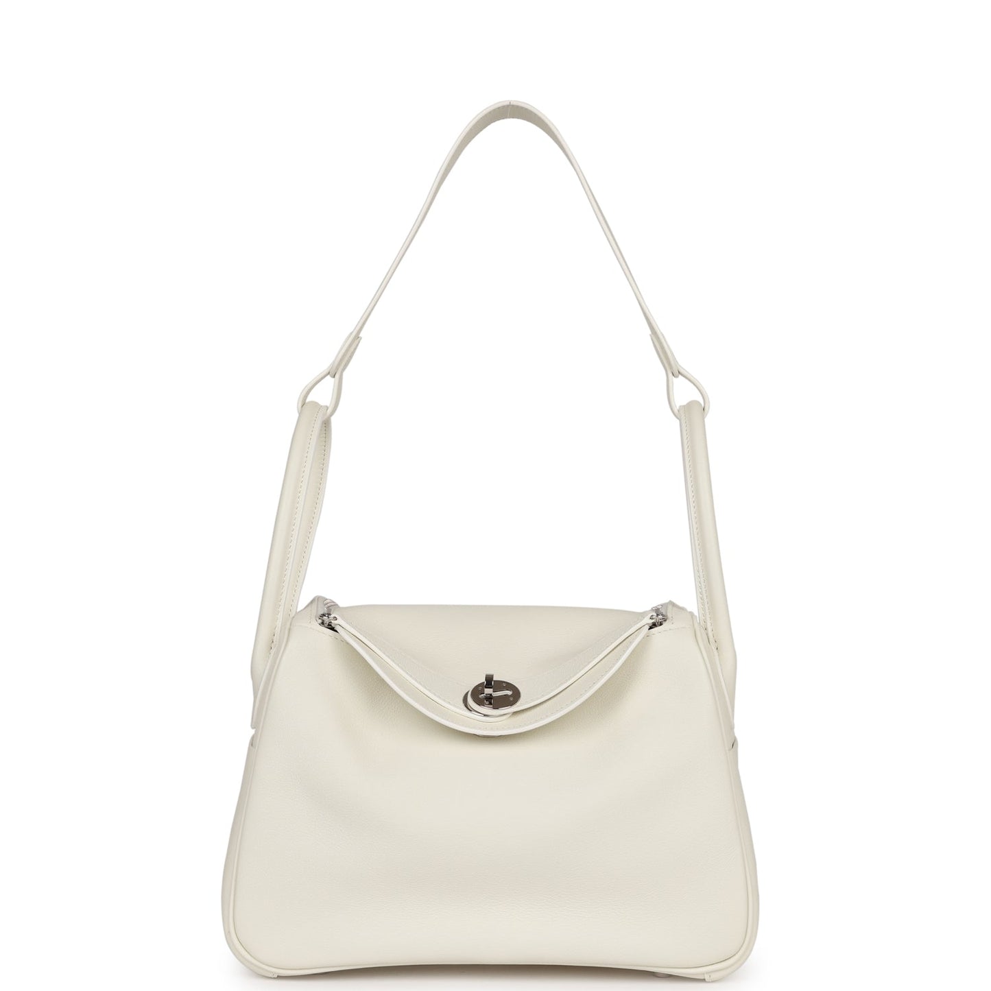 Hermes Lindy 26 White Evercolor Palladium Hardware