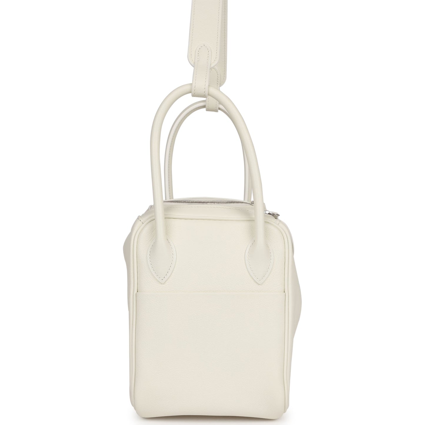 Hermes Lindy 26 White Evercolor Palladium Hardware