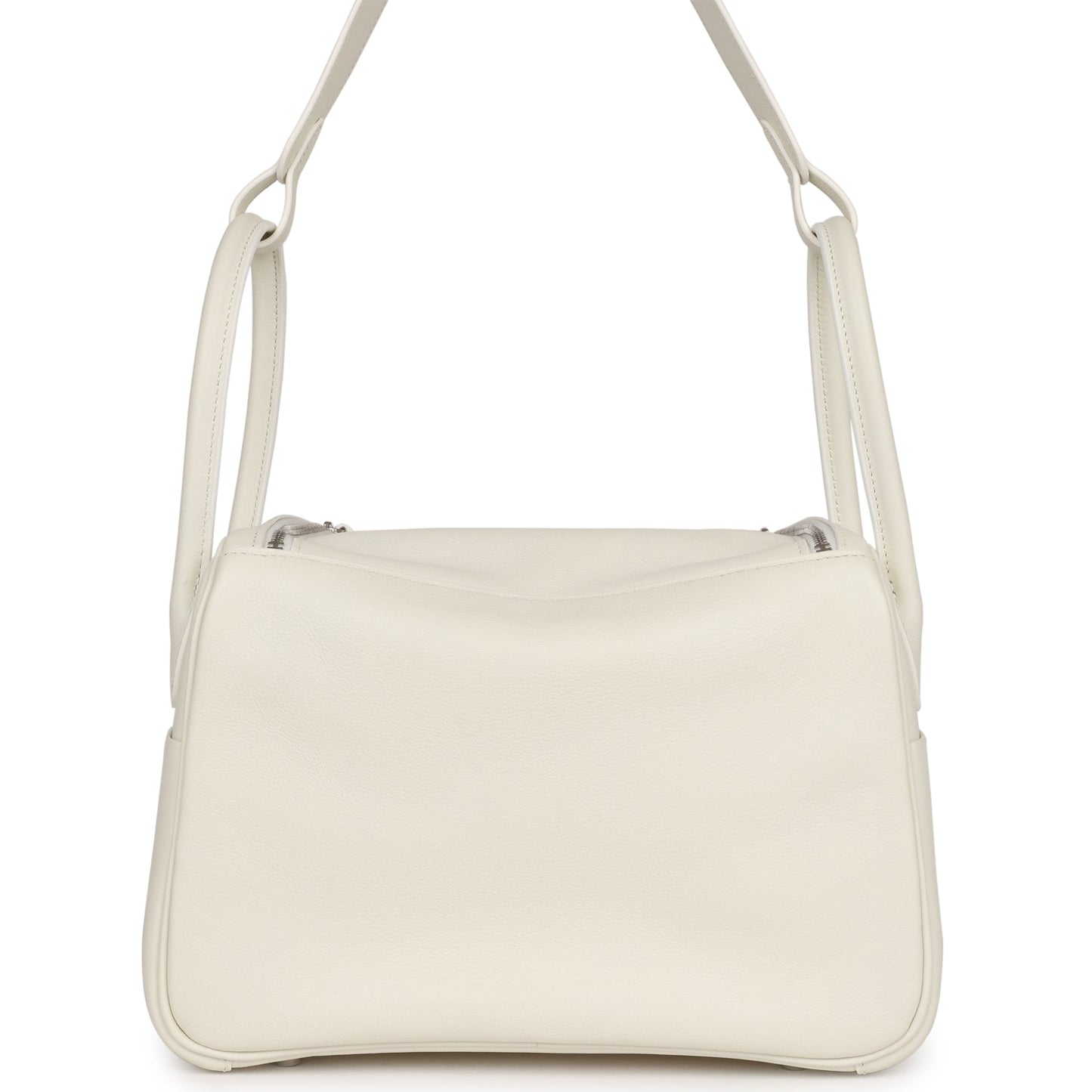 Hermes Lindy 26 White Evercolor Palladium Hardware