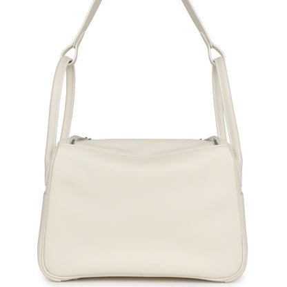 Hermes Lindy 26 White Evercolor Palladium Hardware