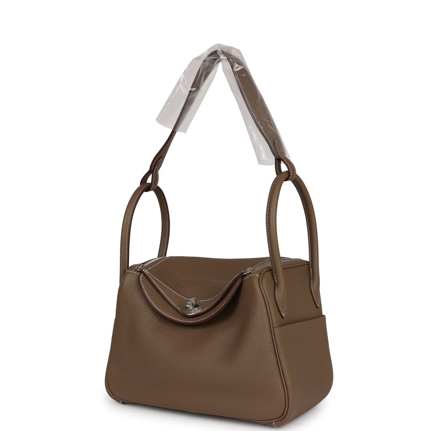 Hermes Lindy 26 Etoupe Clemence Palladium Hardware