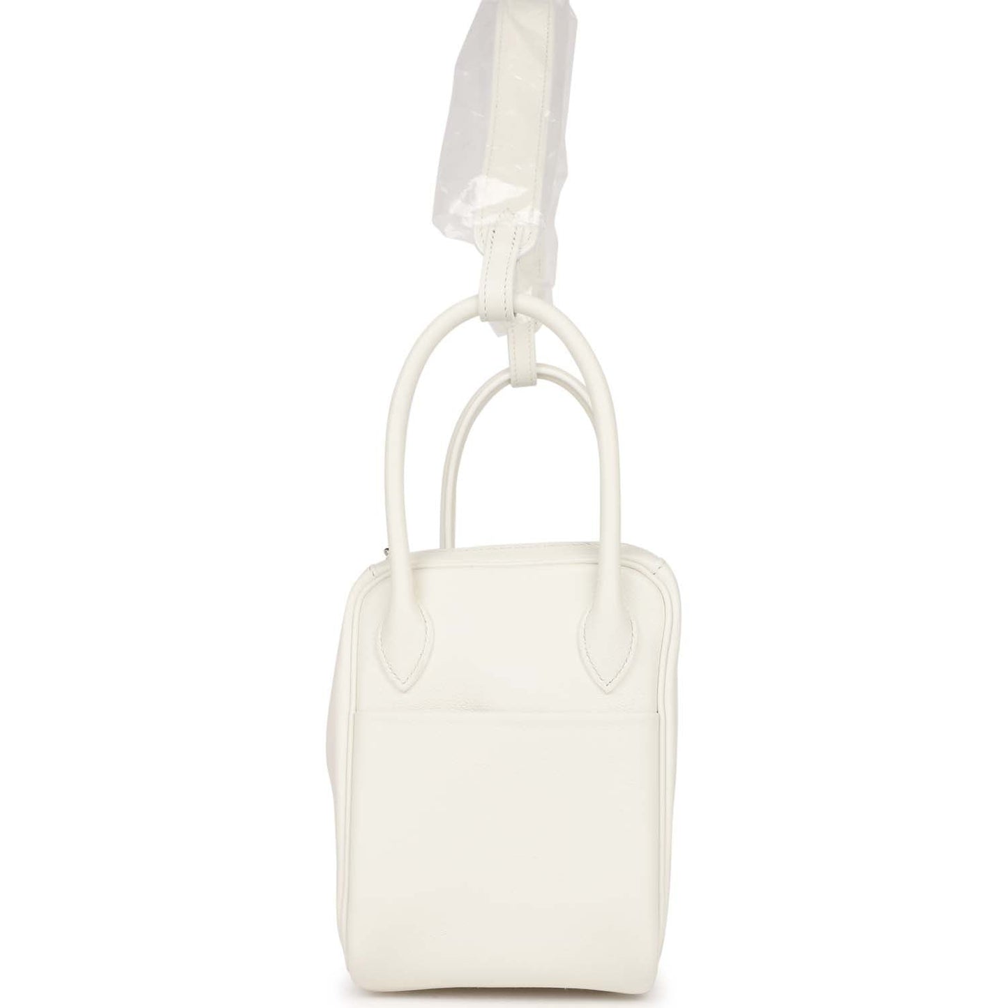 Hermes Lindy 26 White Evercolor Palladium Hardware