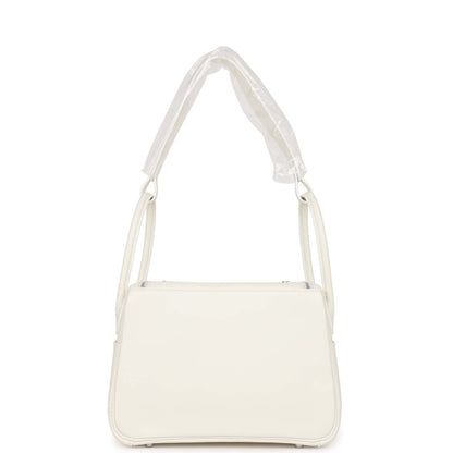 Hermes Lindy 26 White Evercolor Palladium Hardware