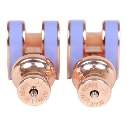 Hermes Lilac Enamel Mini Pop H Earrings