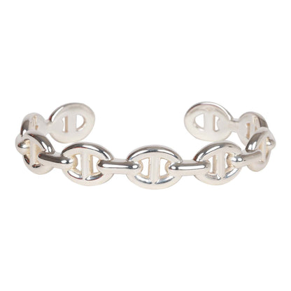 Hermes Chain D'Ancre Echainee Silver .925 Bracelet