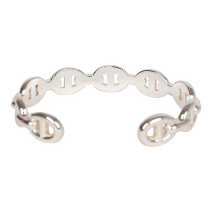 Hermes Chain D'Ancre Echainee Silver .925 Bracelet