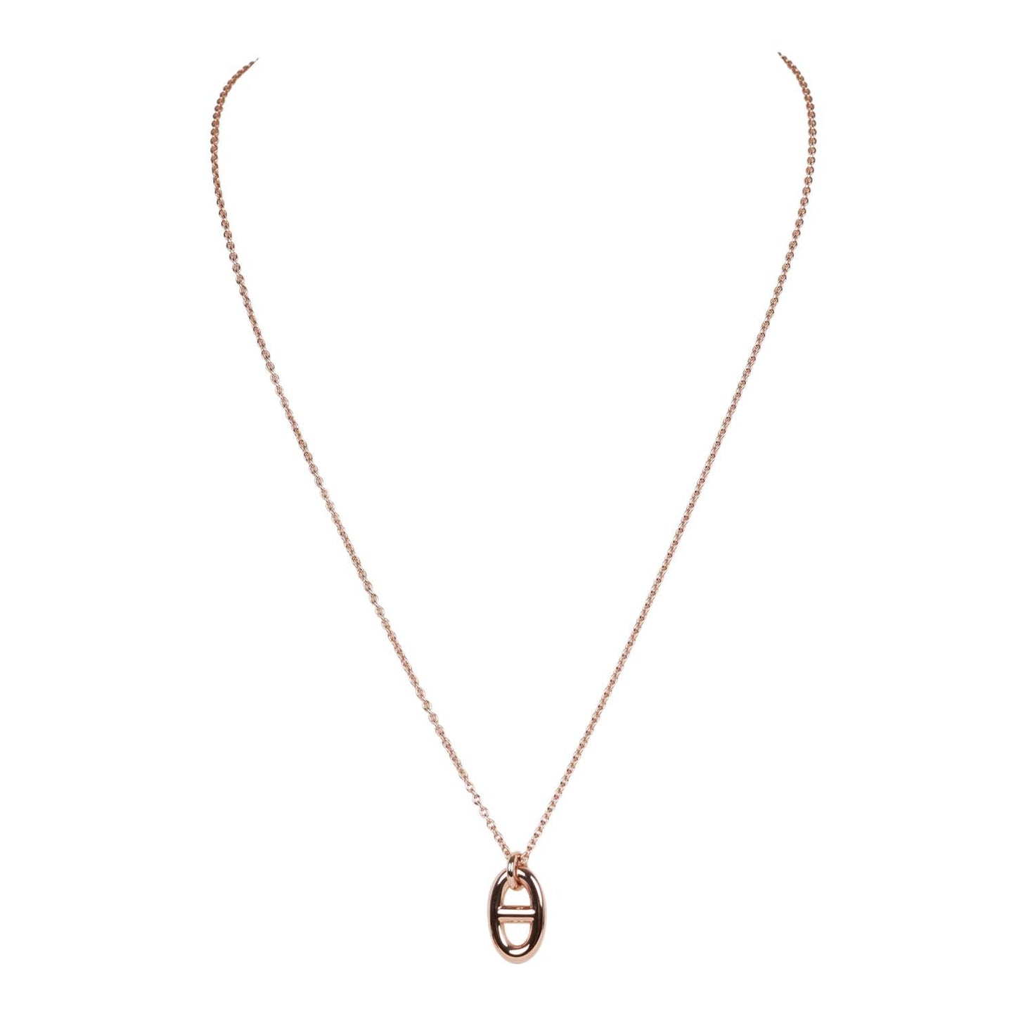 Hermes 18k Rose Gold Farandole PM Pendant Necklace