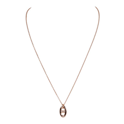 Hermes 18k Rose Gold Farandole PM Pendant Necklace