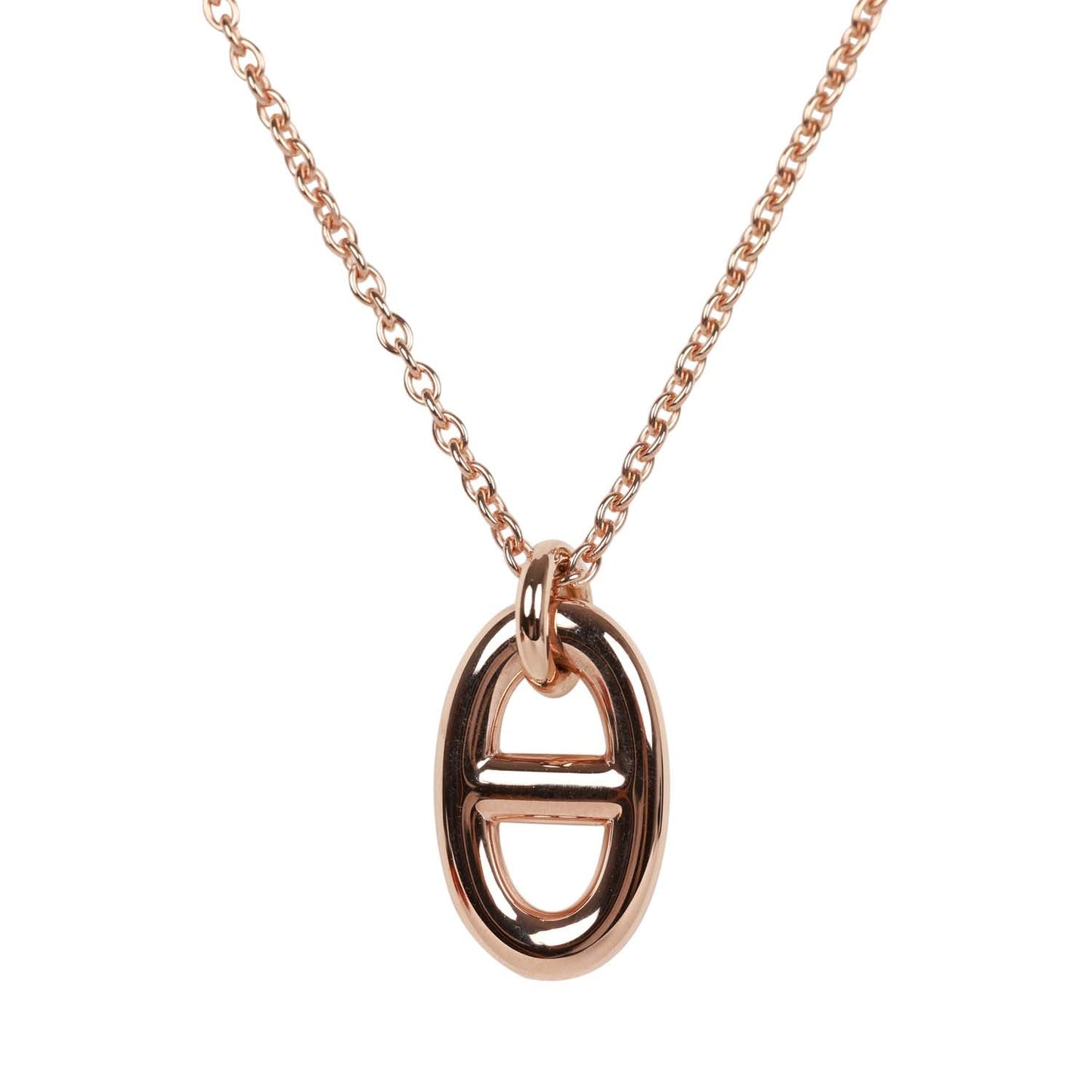 Hermes 18k Rose Gold Farandole PM Pendant Necklace