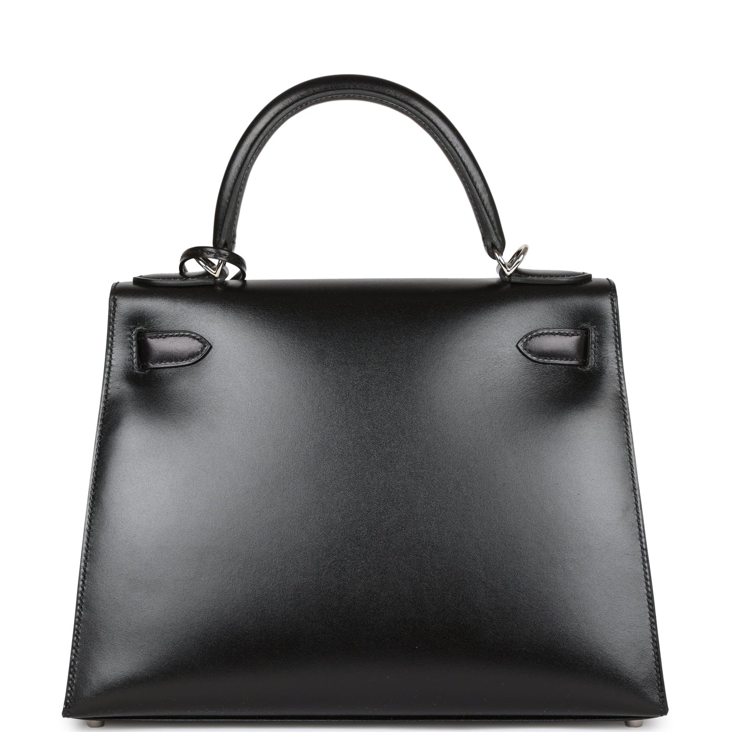 Hermes Kelly Sellier 28 Black Box Palladium Hardware