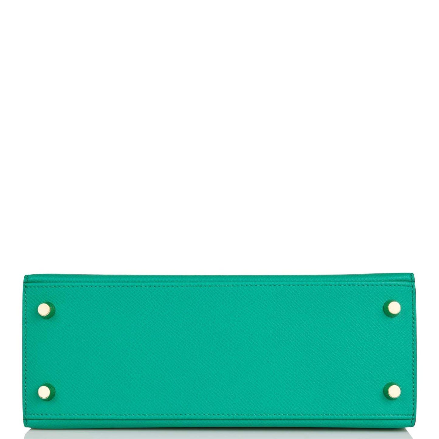 Hermes Kelly Sellier 25 Vert Jade Epsom Gold Hardware