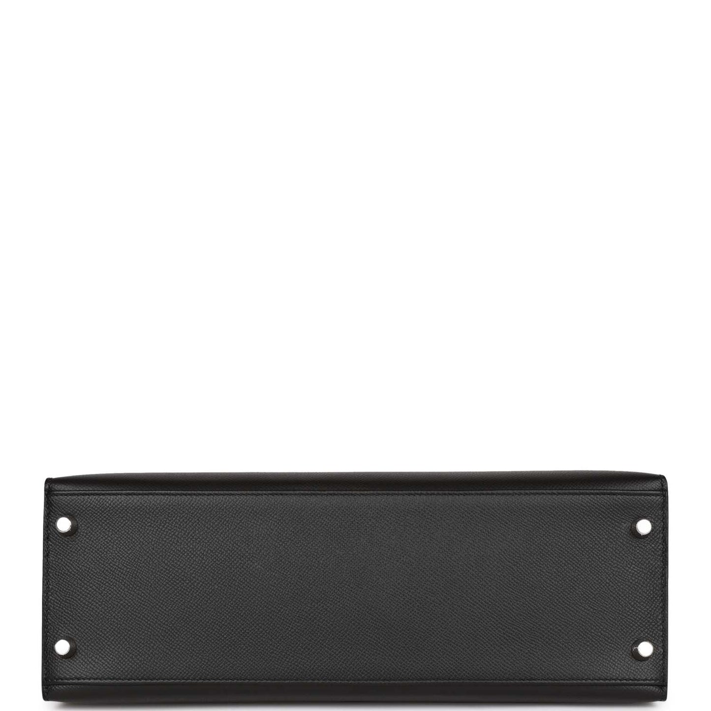 Hermes Kelly Sellier 32 Black Epsom Palladium Hardware