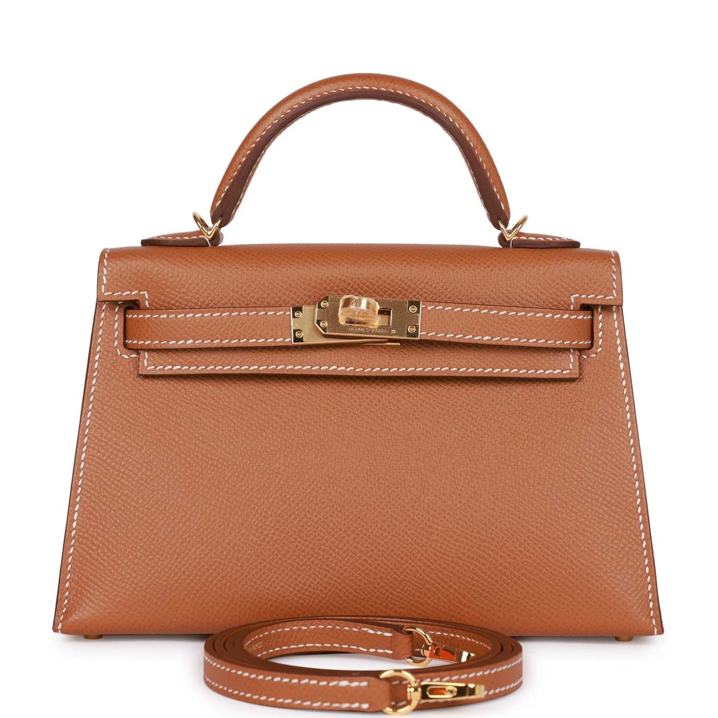 Hermes Kelly Sellier 20 Gold Epsom Gold Hardware