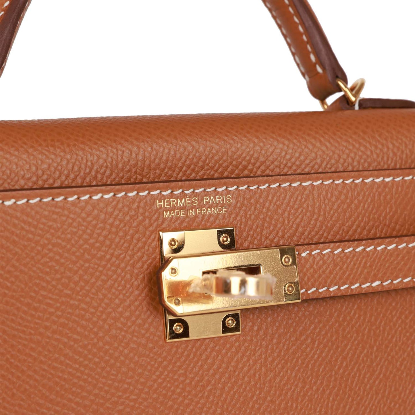 Hermes Kelly Sellier 20 Gold Epsom Gold Hardware