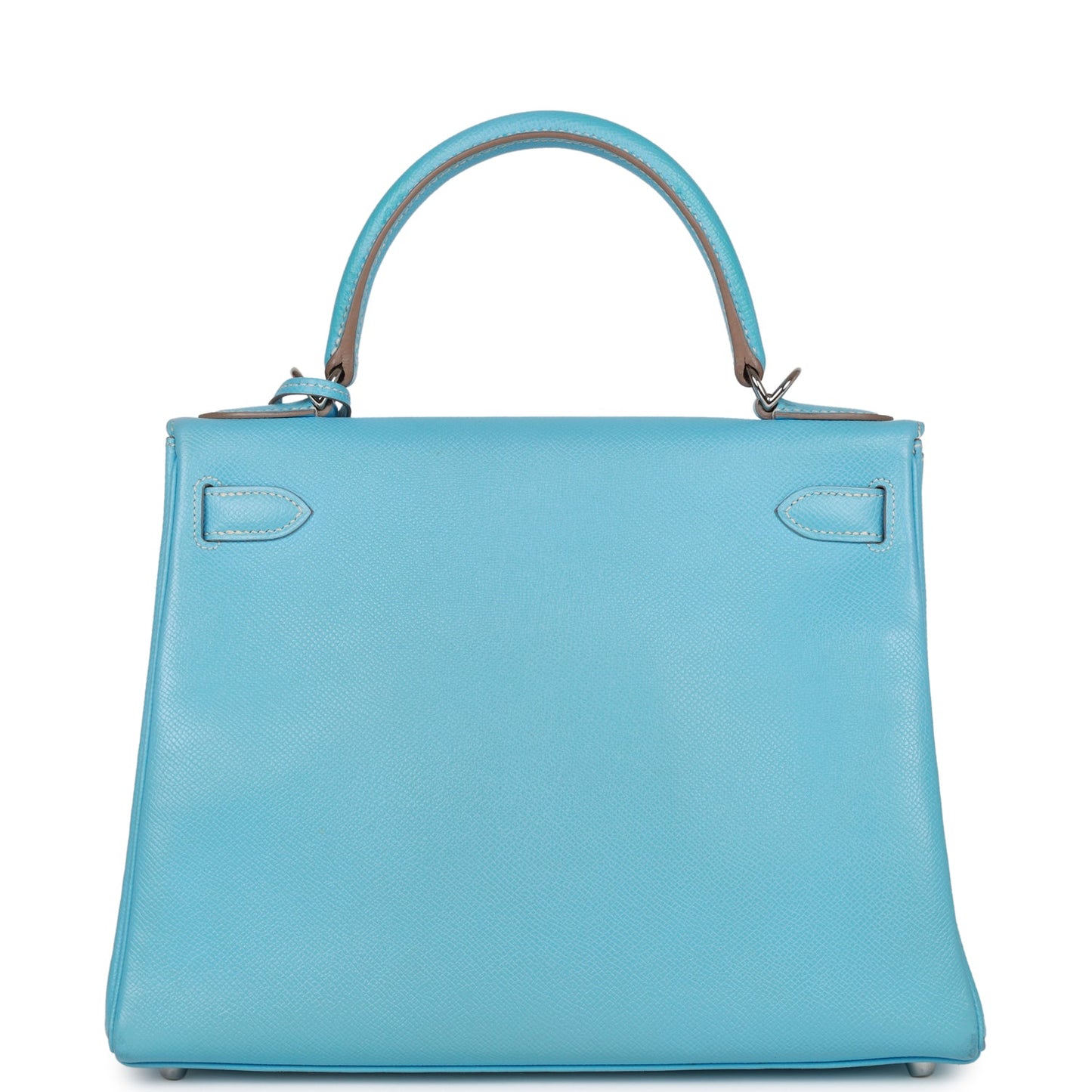 Hermes Kelly Retourne 28 Celeste Candy Epsom Palladium Hardware