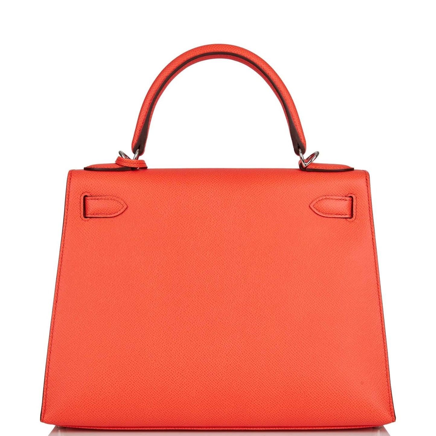 Hermes Kelly Sellier 28 Rose Texas Epsom Palladium Hardware