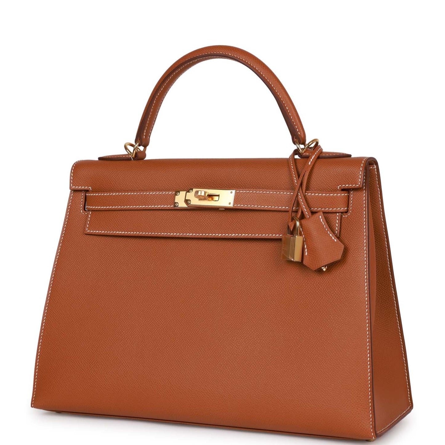 Hermes Kelly Sellier 32 Gold Epsom Gold Hardware