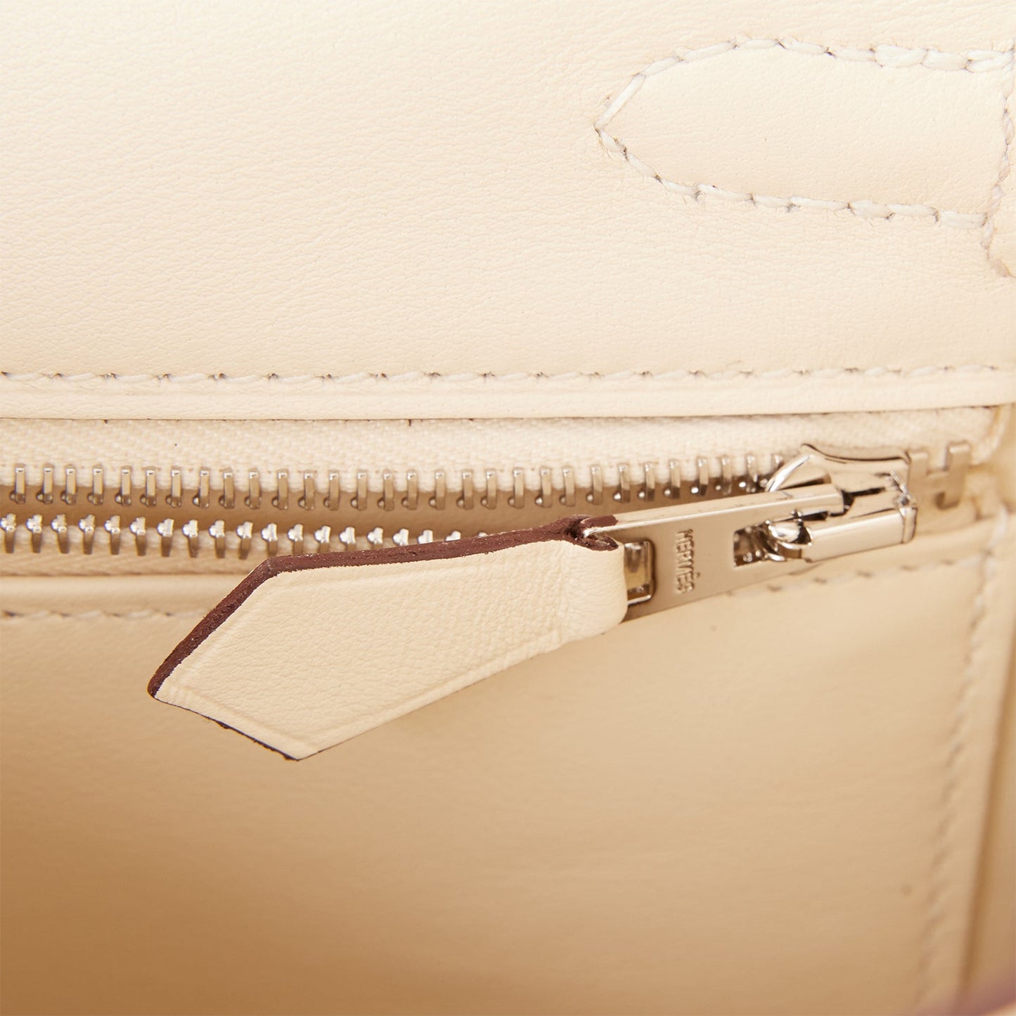 Hermes Kelly Retourne 25 In & Out Nata Swift Palladium Hardware