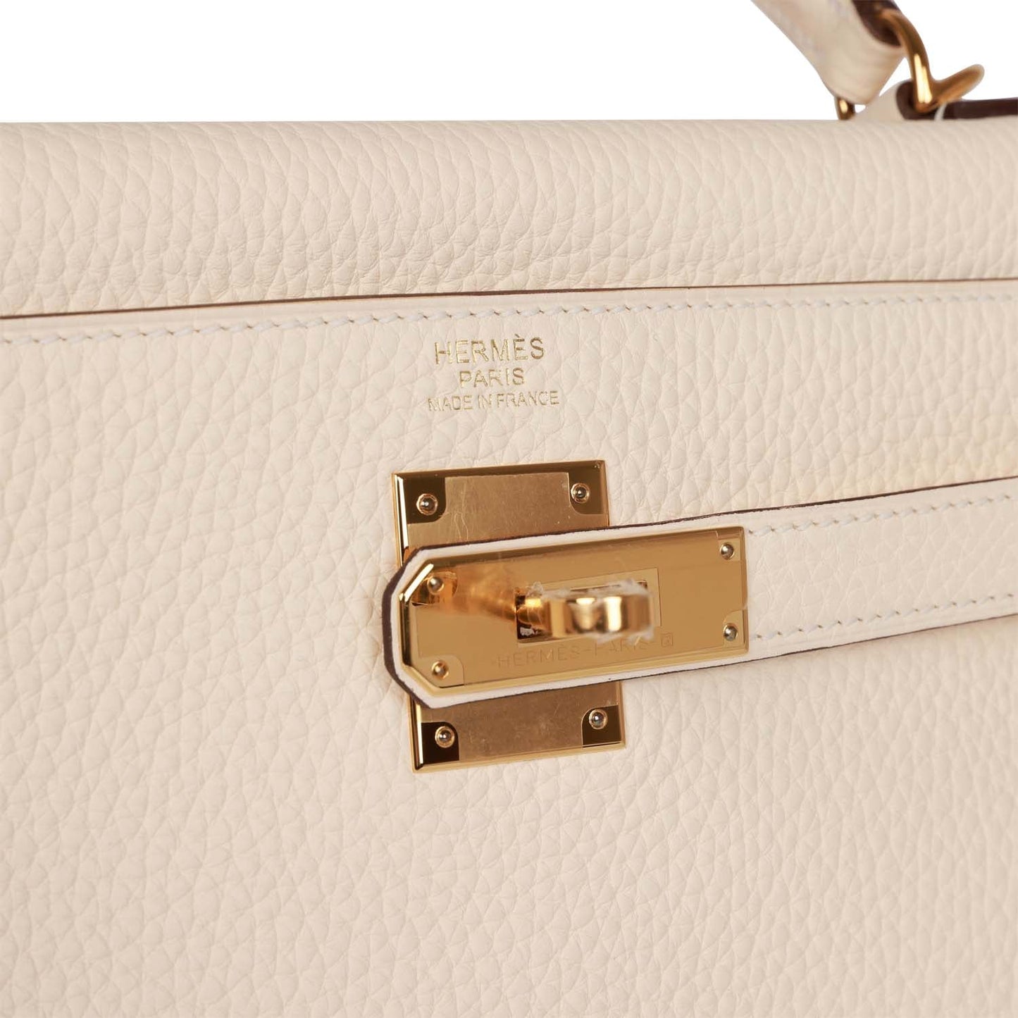 Hermes Kelly Retourne 32 Nata Clemence Gold Hardware