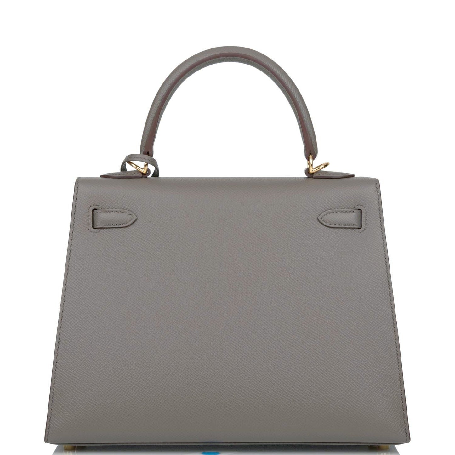 Hermes Kelly Sellier 25 Etain Epsom Gold Hardware