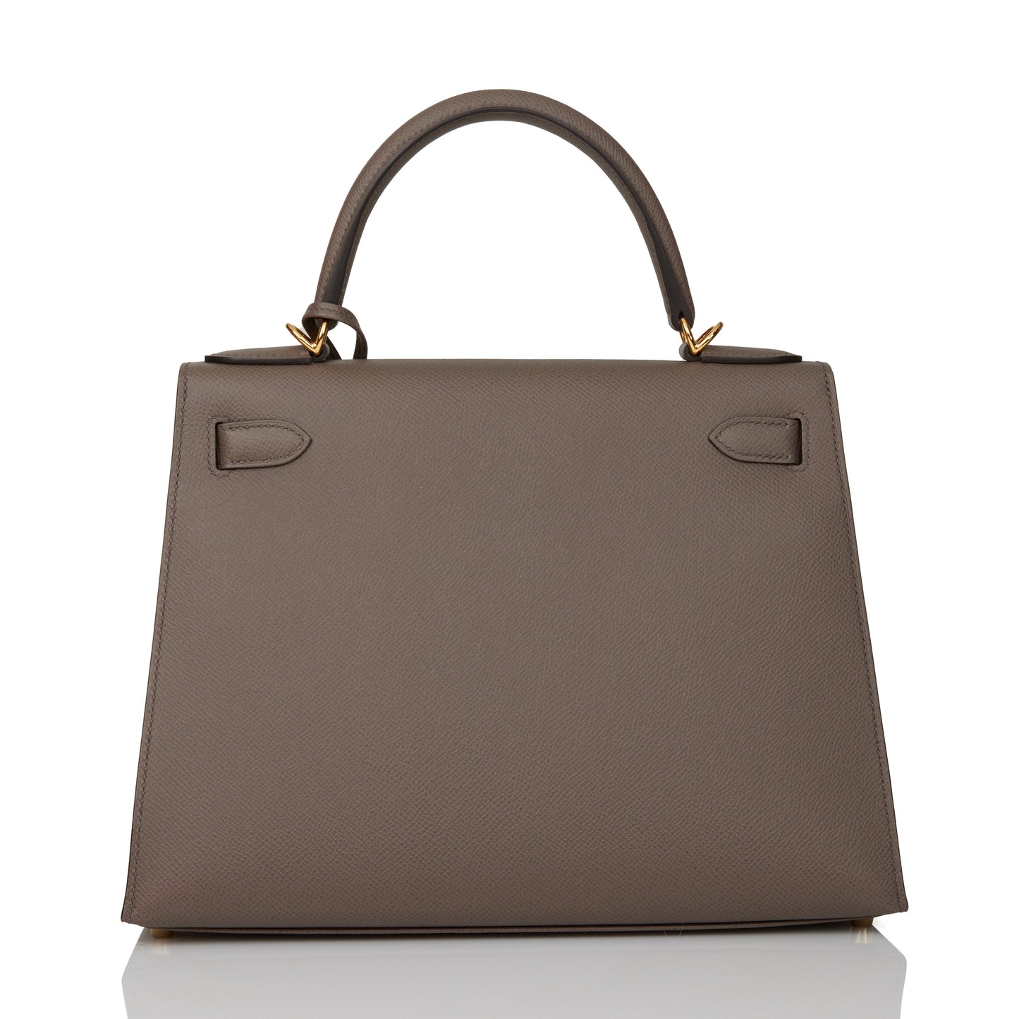 Hermes Kelly Sellier 28 Etain Epsom Gold Hardware