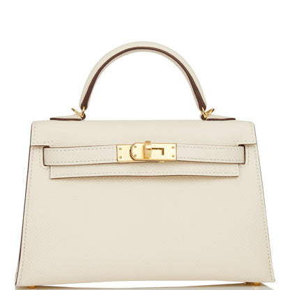 Hermes Kelly Sellier 20 Nata Epsom Gold Hardware