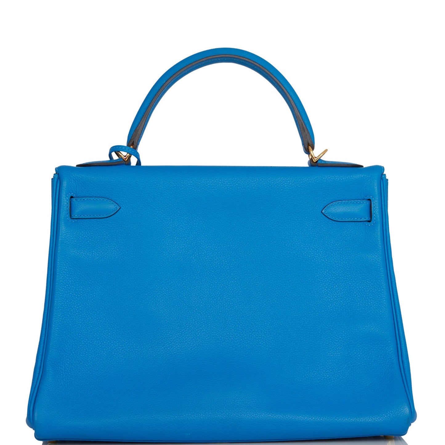 Hermes Kelly Retourne 32 Bleu Hydra Evercolor Gold Hardware