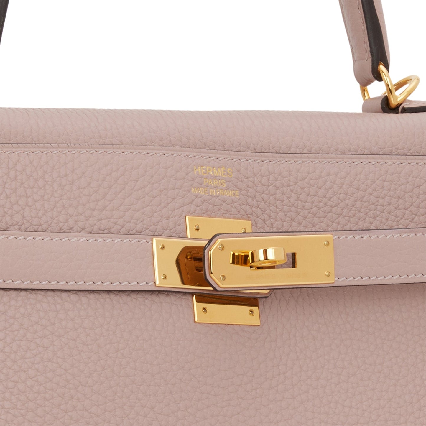 Hermes Kelly Retourne 32 Glycine Clemence Gold Hardware