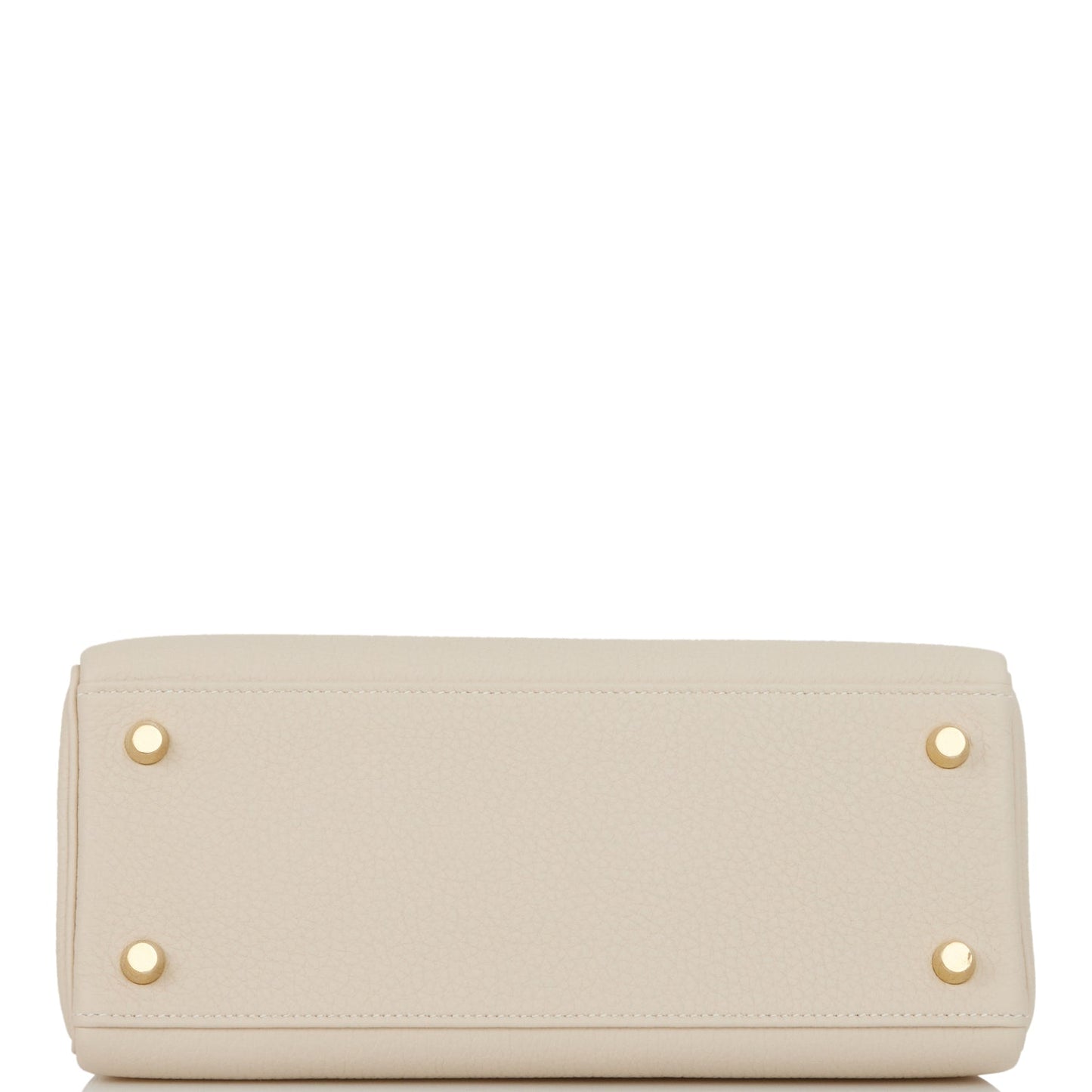 Hermes Kelly Retourne 25 Craie Togo Gold Hardware