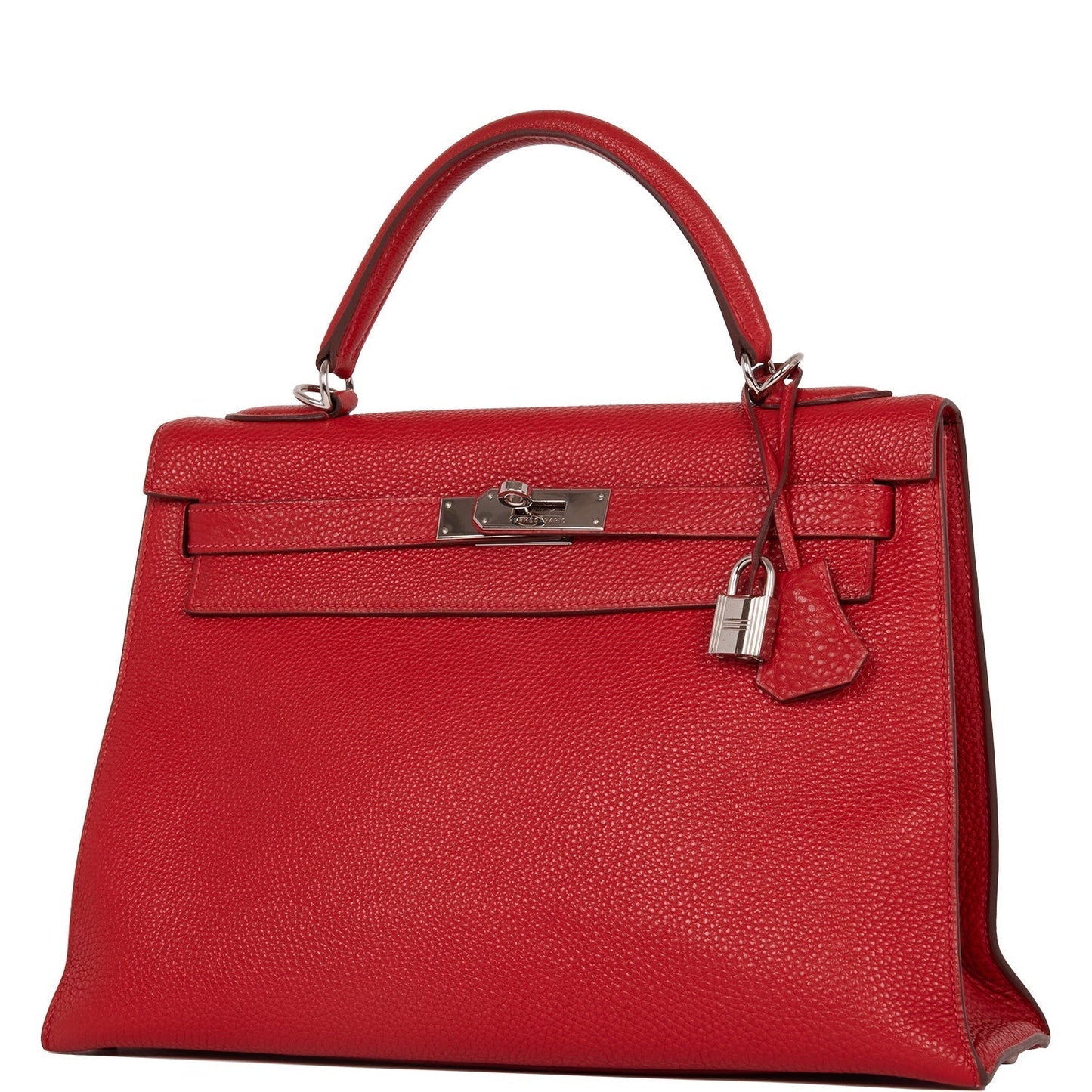 Hermes Kelly Mou 32 Vermillion Togo Palladium Hardware