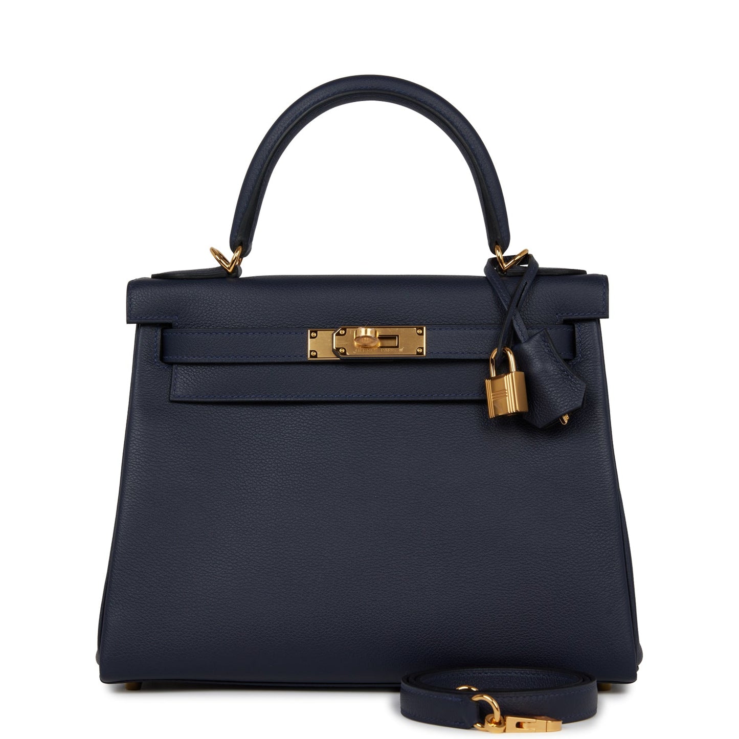 Hermes Kelly Retourne 28 Bleu Nuit Evercolor Gold Hardware