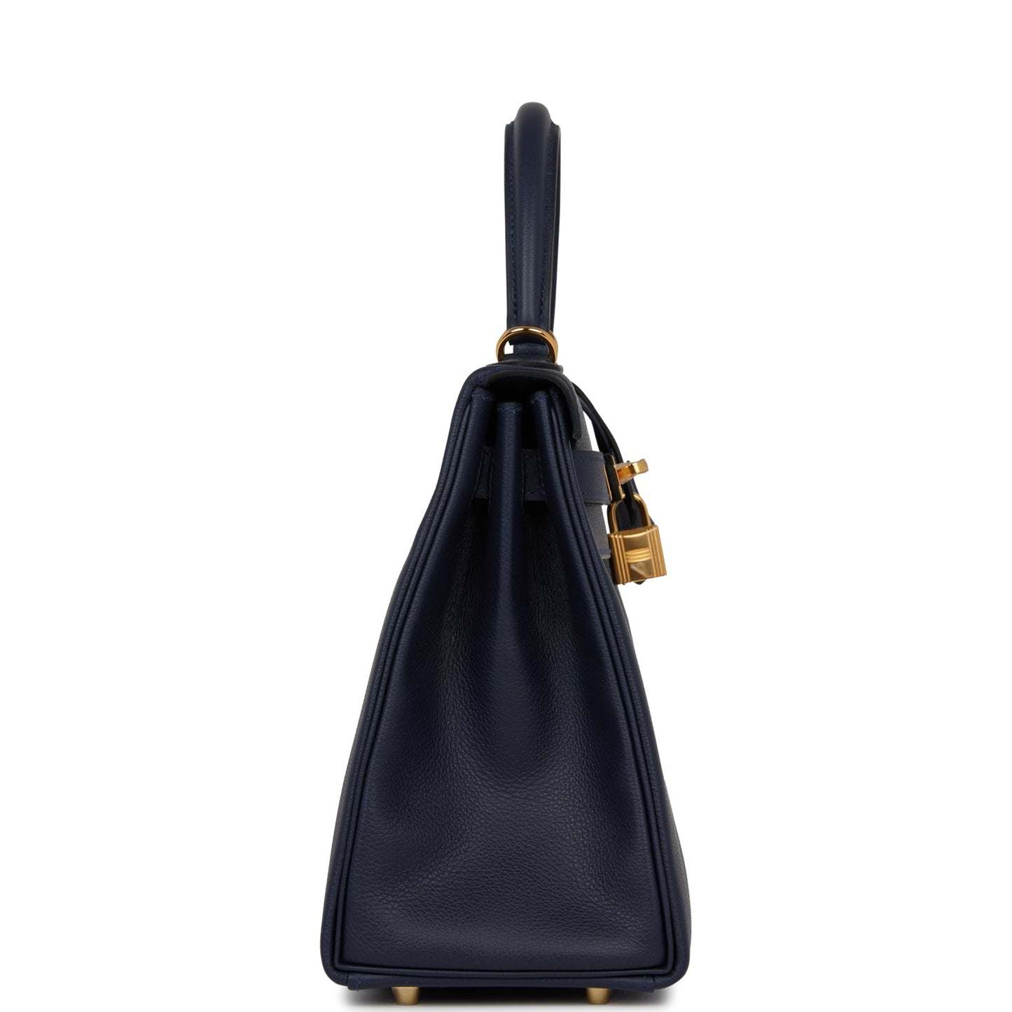 Hermes Kelly Retourne 28 Bleu Nuit Evercolor Gold Hardware