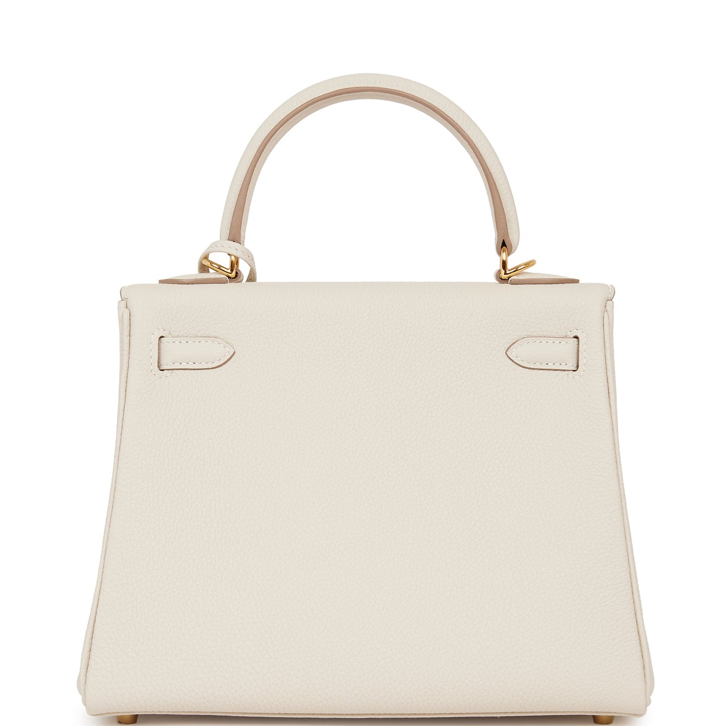 Hermes Kelly Retourne 25 Craie Togo Gold Hardware