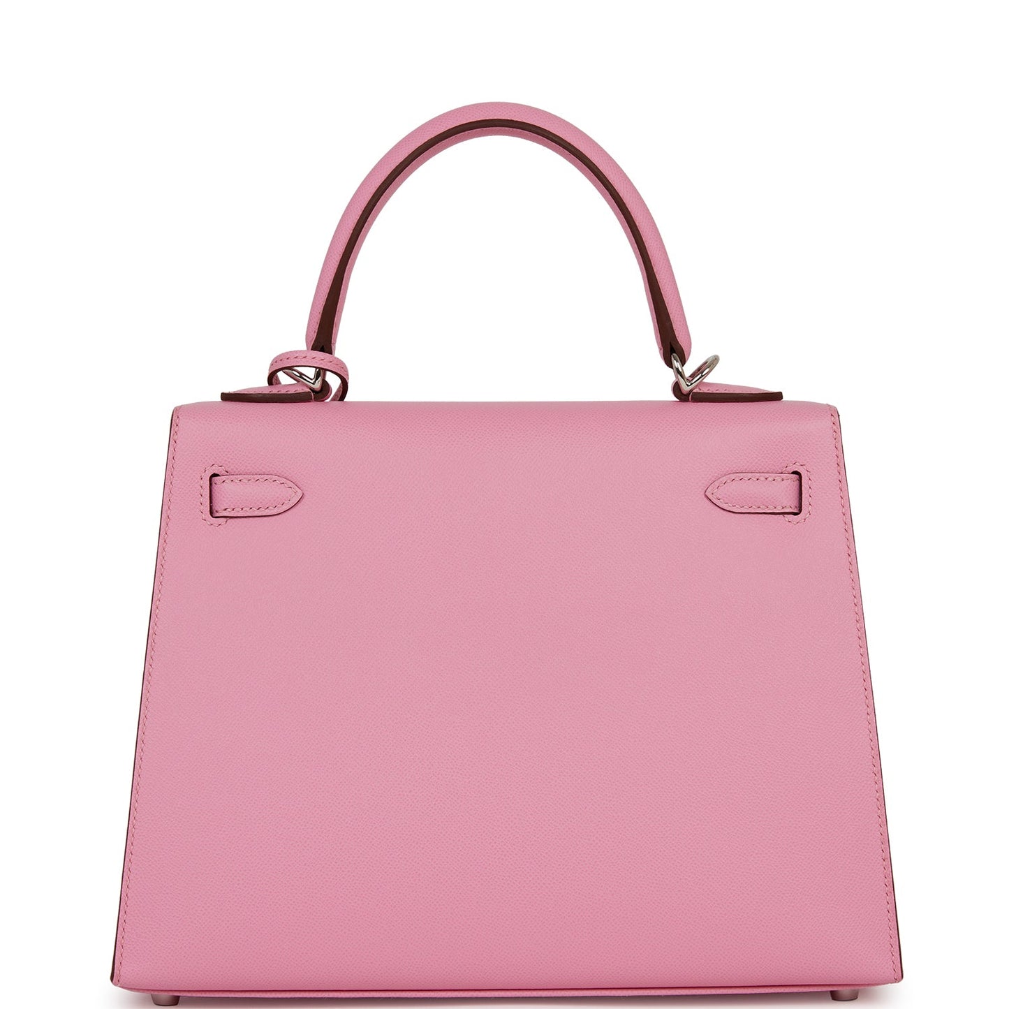 Hermes Kelly Sellier 25 Pink Verso Madame Palladium Hardware